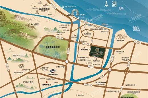 港龙·太湖天萃位置图