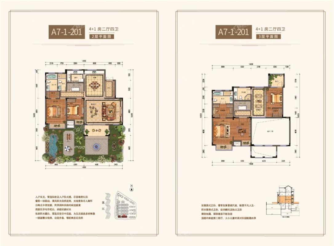 万达茂御墅仕家A7-1-201户型图