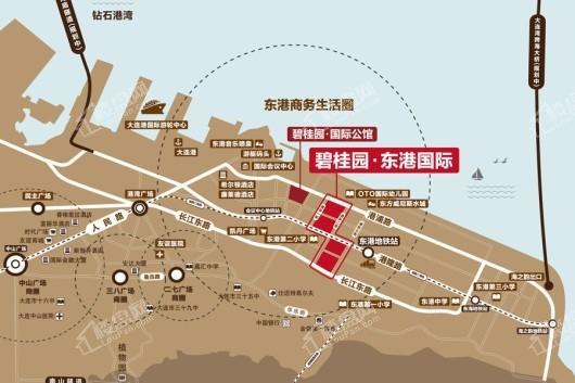 碧桂园东港国际交通图