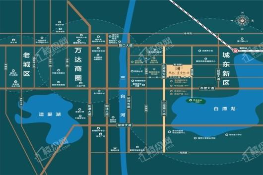 铁投·书香林语交通图