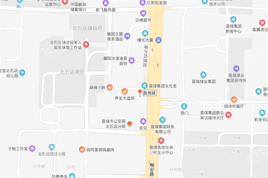 凯悦城交通图