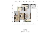 徐闻·鼎龙城D-2户型 3室2厅2卫1厨