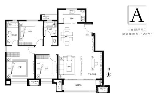 金輝優步水岸戶型圖