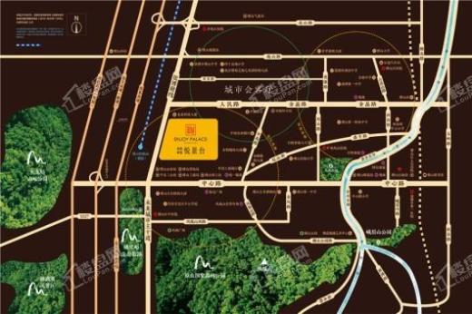 龙泉家园·悦景台交通图