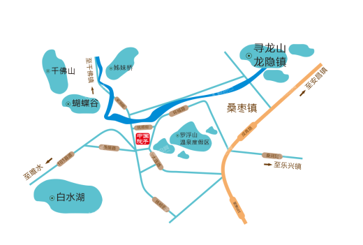 中国院子位置图