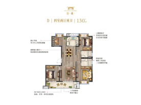 建筑面积约130㎡