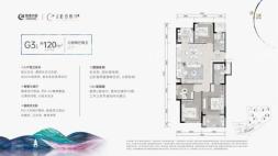 绿城桂语映月G3户型 4室2厅2卫1厨