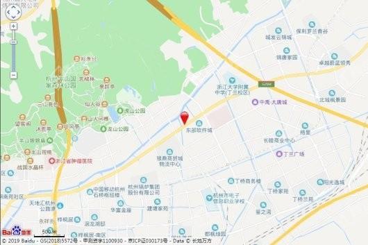 启迪协信杭州科技城泊晶电子地图