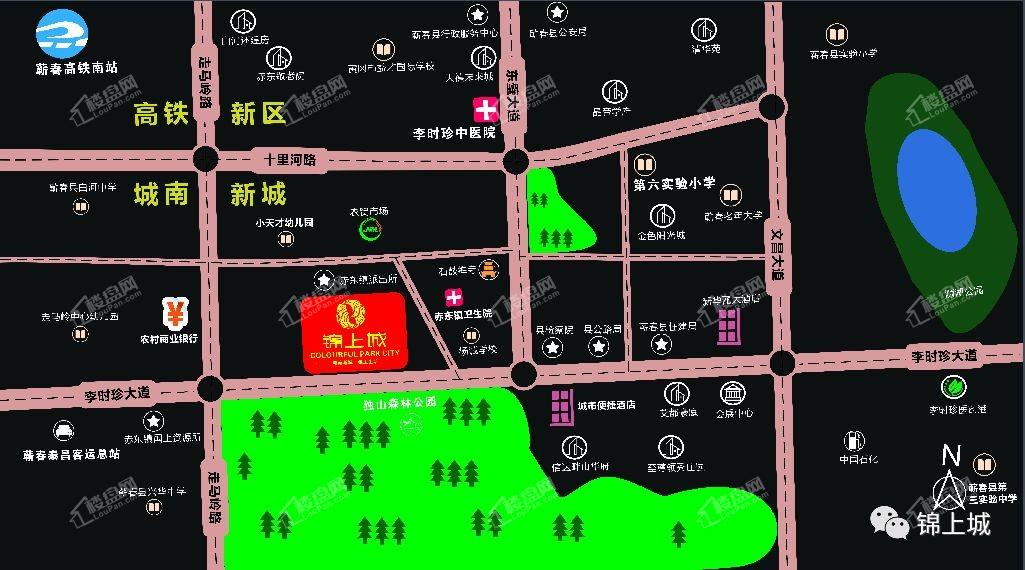 锦上城二期位置图