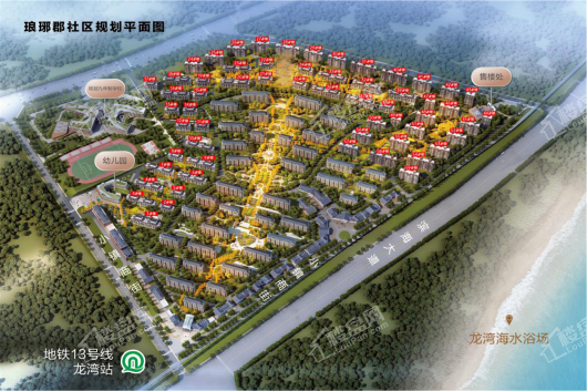 中信泰富·琅琊郡项目鸟瞰图