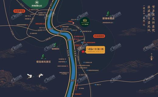 中瑞鼎峰城位置图