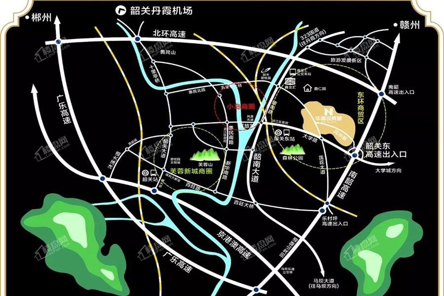 华南农产品交易中心位置图
