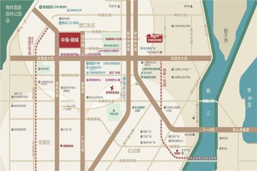 中海锦城位置图