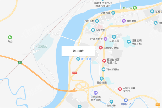 御江首府交通图