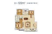 孔雀城时代北宸122㎡ 4室2厅2卫1厨