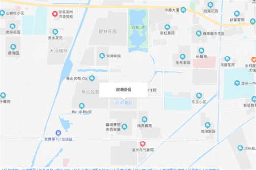 双湖豪庭交通图