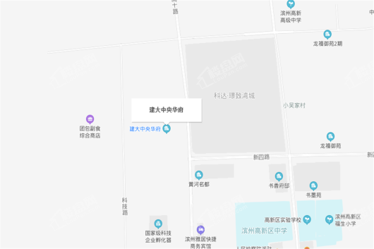 建大·中央华府交通图