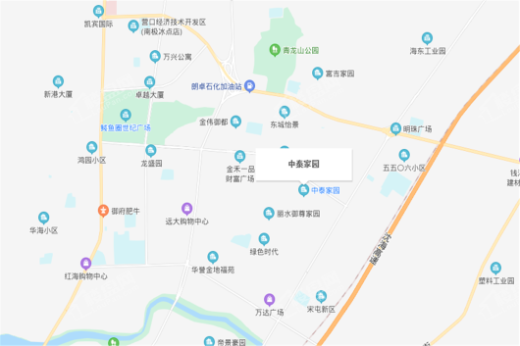 中泰家园交通图