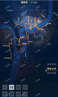 碧桂园江山樾18公交线图