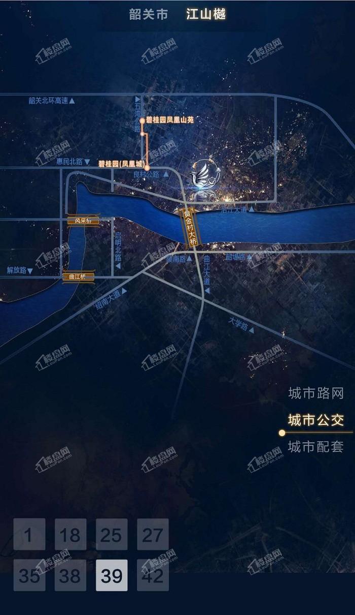 碧桂园江山樾39公交线图