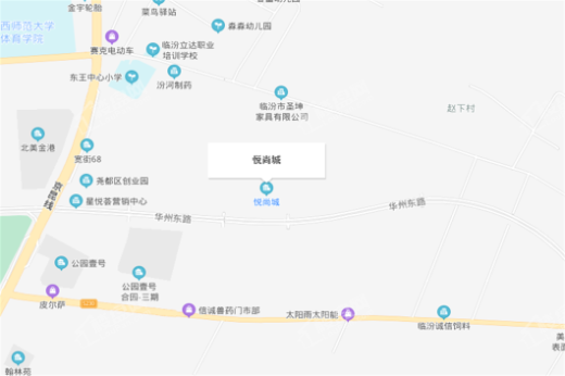 悦尚城交通图