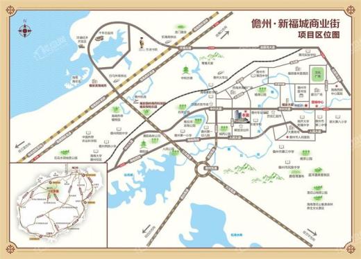 儋州新福城位置图