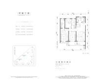 三室两厅两卫135㎡户型