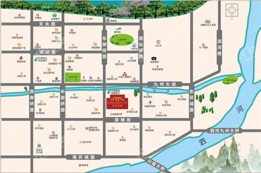 九州龙城项目区位图