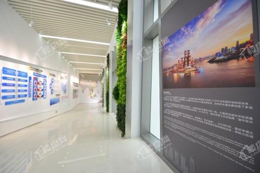 重庆来福士办公楼中新互联互通项目展厅