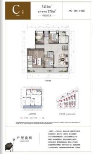 昆明融创文旅城A10-C户型 4室2厅3卫1厨