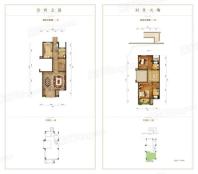 恒大翡翠湾雍江叠墅下叠端户 1-2层 3室3厅3卫1厨