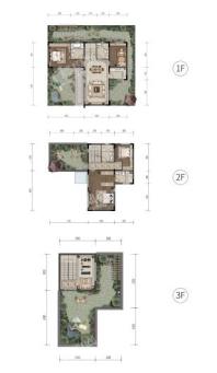 雅居乐·九里原香A户型 3室2厅4卫1厨