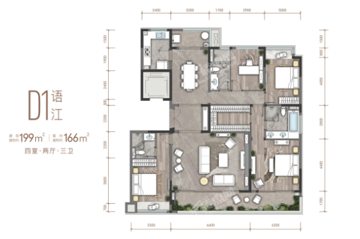 中国铁建西派宸樾户型图