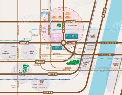 华中国际广场·云邸交通图