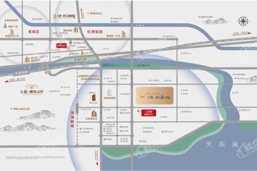 三盛·山海城交通图
