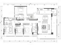 C3户型 4室2厅3卫 建面约210.02㎡