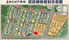 重庆恒大时代新城项目规划图