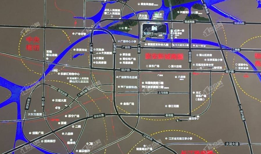 银地·上悦广场效果图位置图