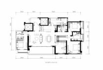 A1套内175户型， 4室2厅3卫1厨， 建筑面积约217.00平米