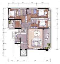 懿套内189户型， 3室2厅3卫1厨， 建筑面积约233.00平米