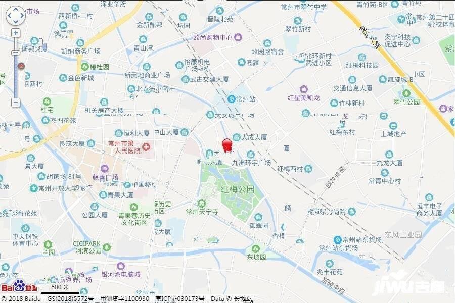 九洲南广场花园电子地图