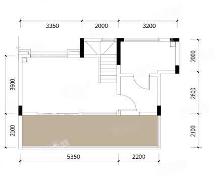 金辉泊舍上善叠上户型， 叠加别墅， 4室2厅5卫  建筑面积约229.00平米