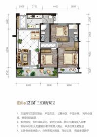 华普天璟121㎡户型