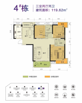 荣裕美丽缘4栋户型图