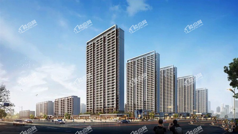 上锦花园共规划了27栋精品住宅及约2.6万的商业组成！