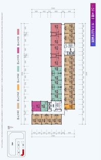 龙光玖誉城二期公寓59#楼12-19层平面图28-60㎡