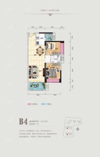 林邑翰庭4、5栋B4户型