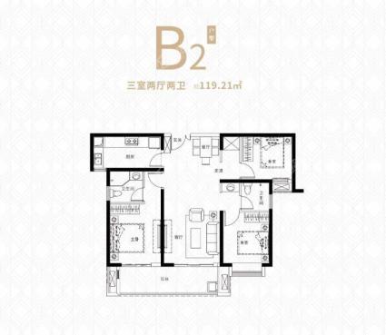 悦江府B2户型