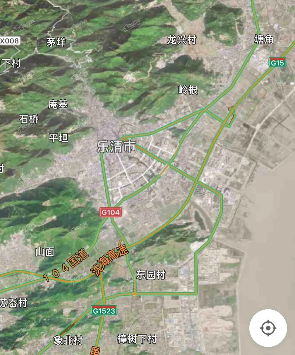 乐清城区总卫星图