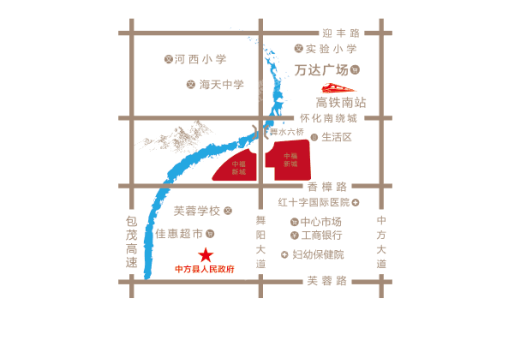 中福新城位置图